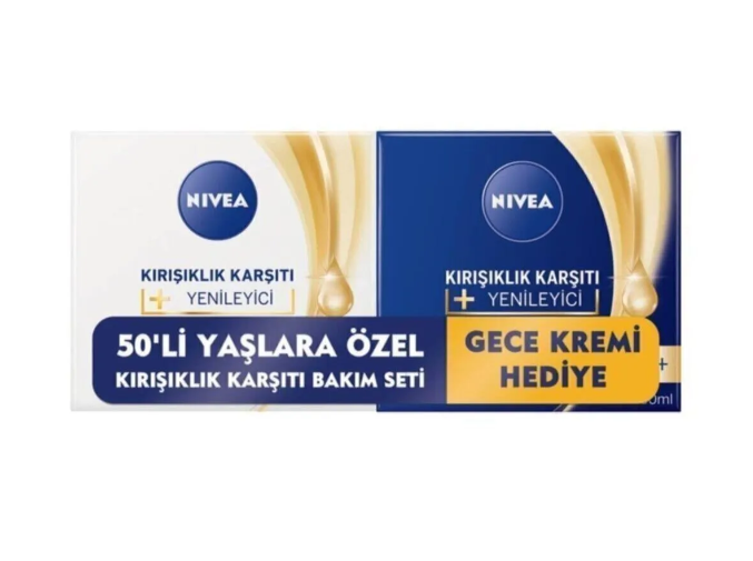 NIVEA Kırışıklık Karşıtı Bakım Seti Yenileyici Krem